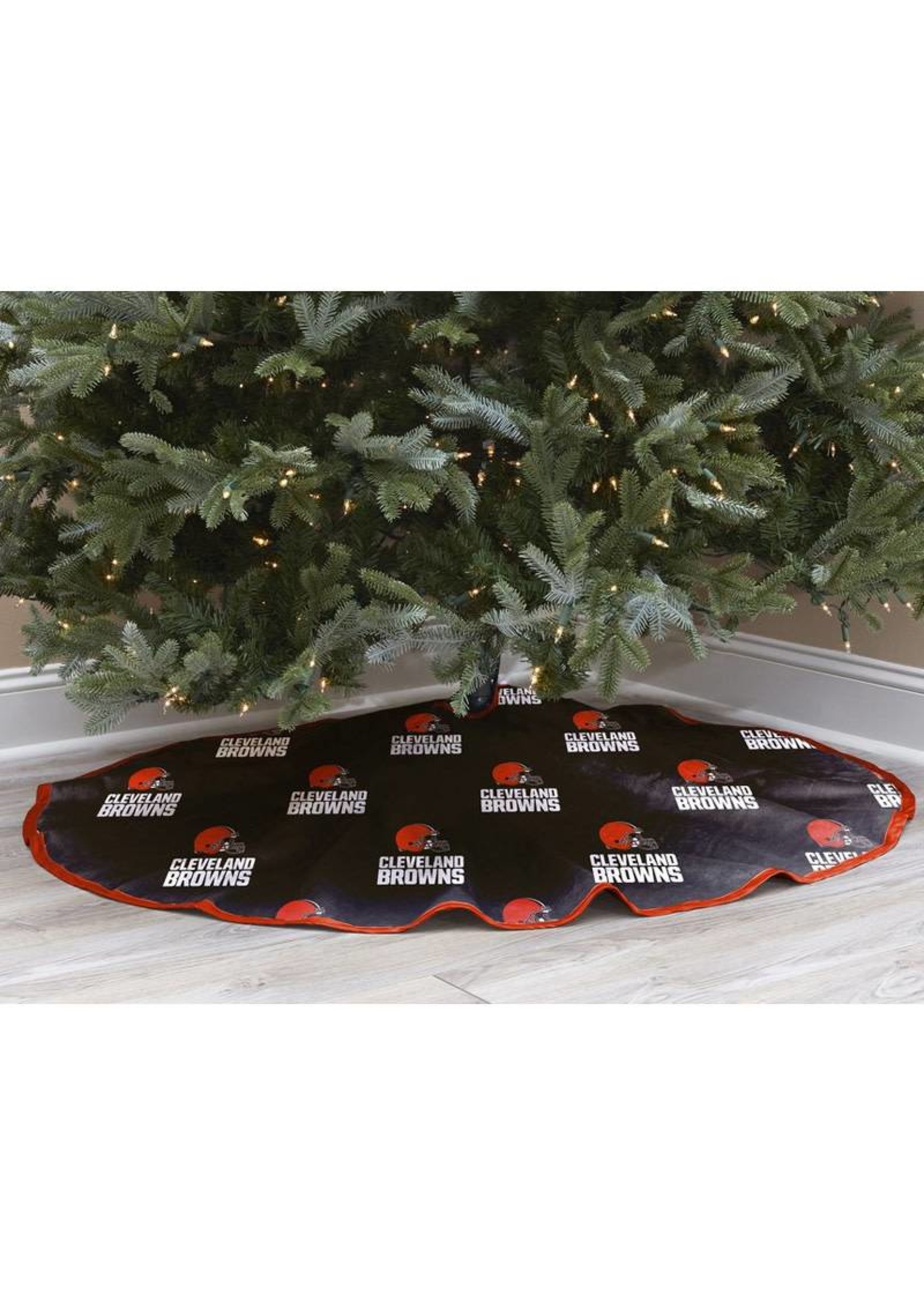 Cleveland Browns Tree With Hat Ornament