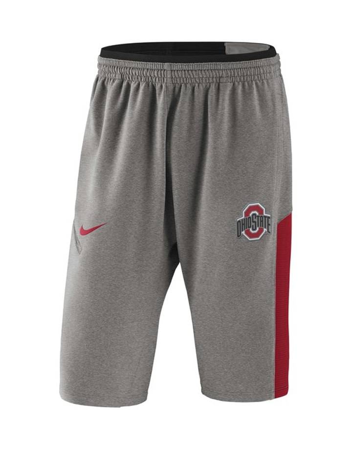 nike gray fleece shorts