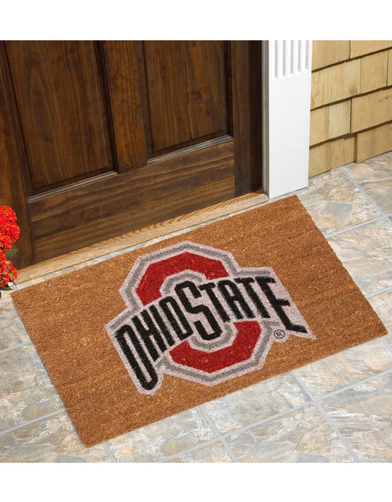 Ohio State Buckeyes Logo Coir Door Mat Everything Buckeyes