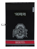 Ohio State Buckeyes Black Jacquard Golf Towel