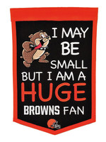 Cleveland Browns 12" x 18" Lil Fan Traditions Banner