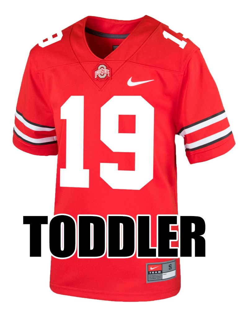 Ohio State Buckeyes Toddler #19 Nike 