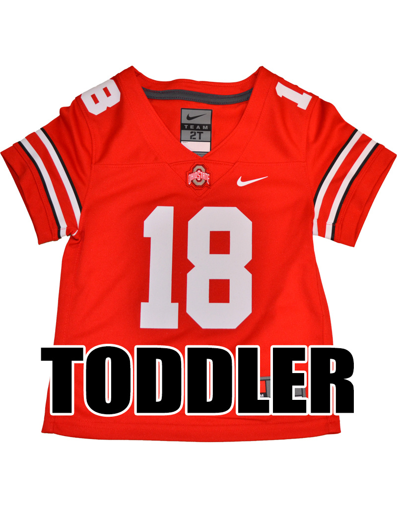Ohio State Buckeyes Toddler #18 Nike 