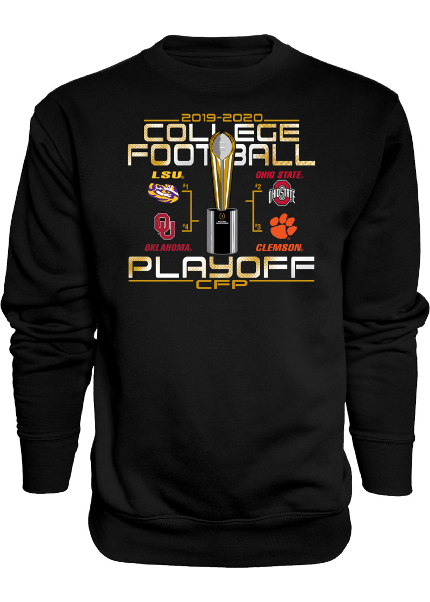 2019 College Football Playoffs 4 Team Crewneck Sweatshirt - Everything