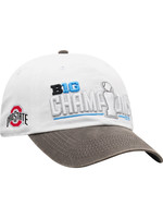 Ohio State Buckeyes 2019 Big Ten Football Champions Locker Room Adjustable Hat