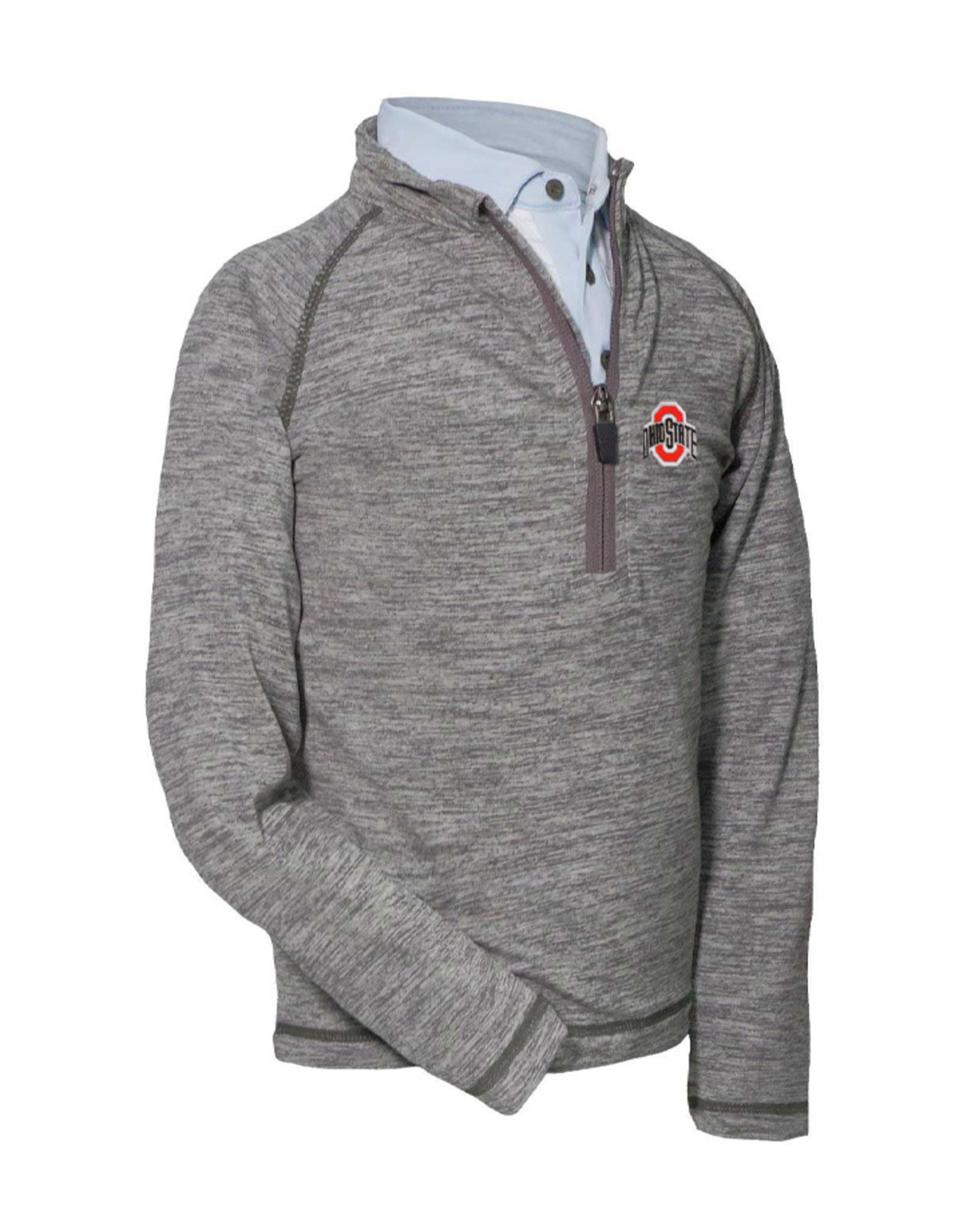 ohio state quarter zip pullover