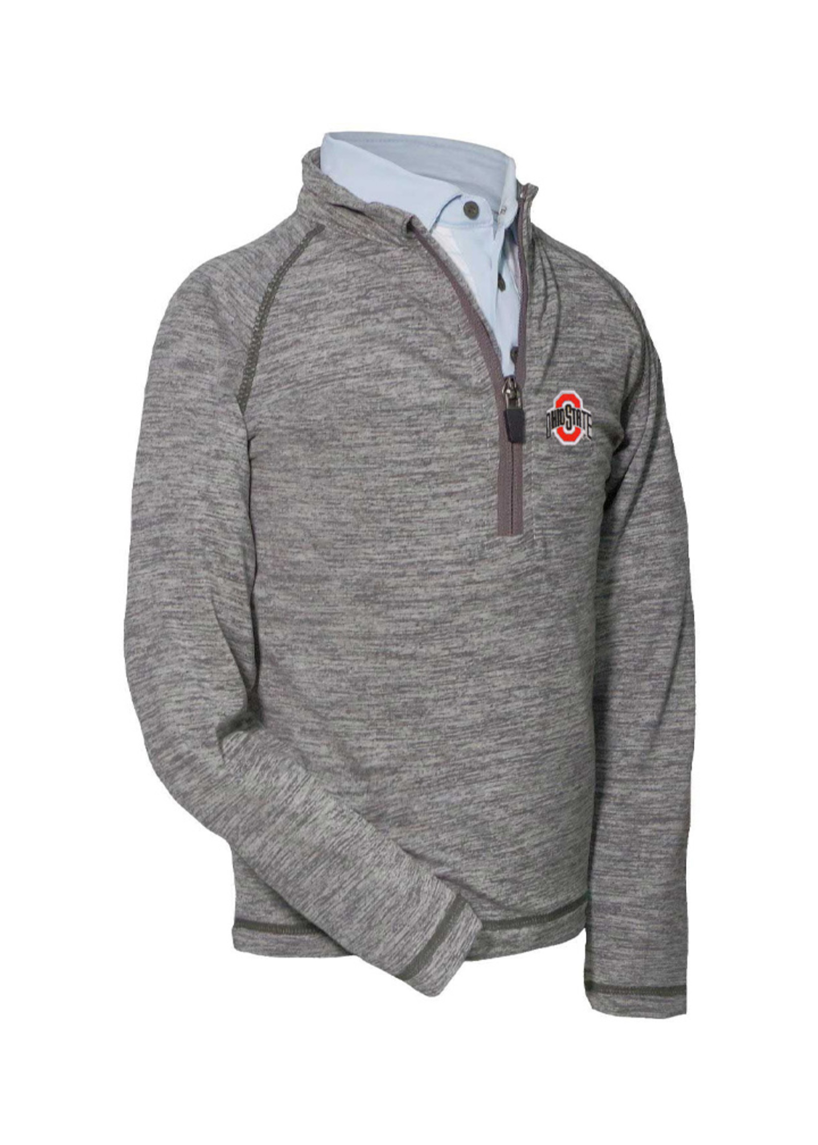 ohio state half zip pullover