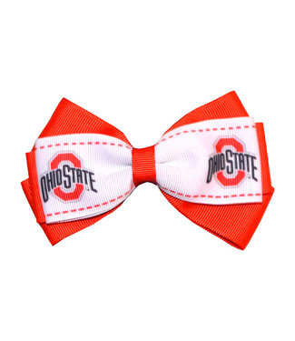 Ohio State Buckeyes Two Tone Hair Clip