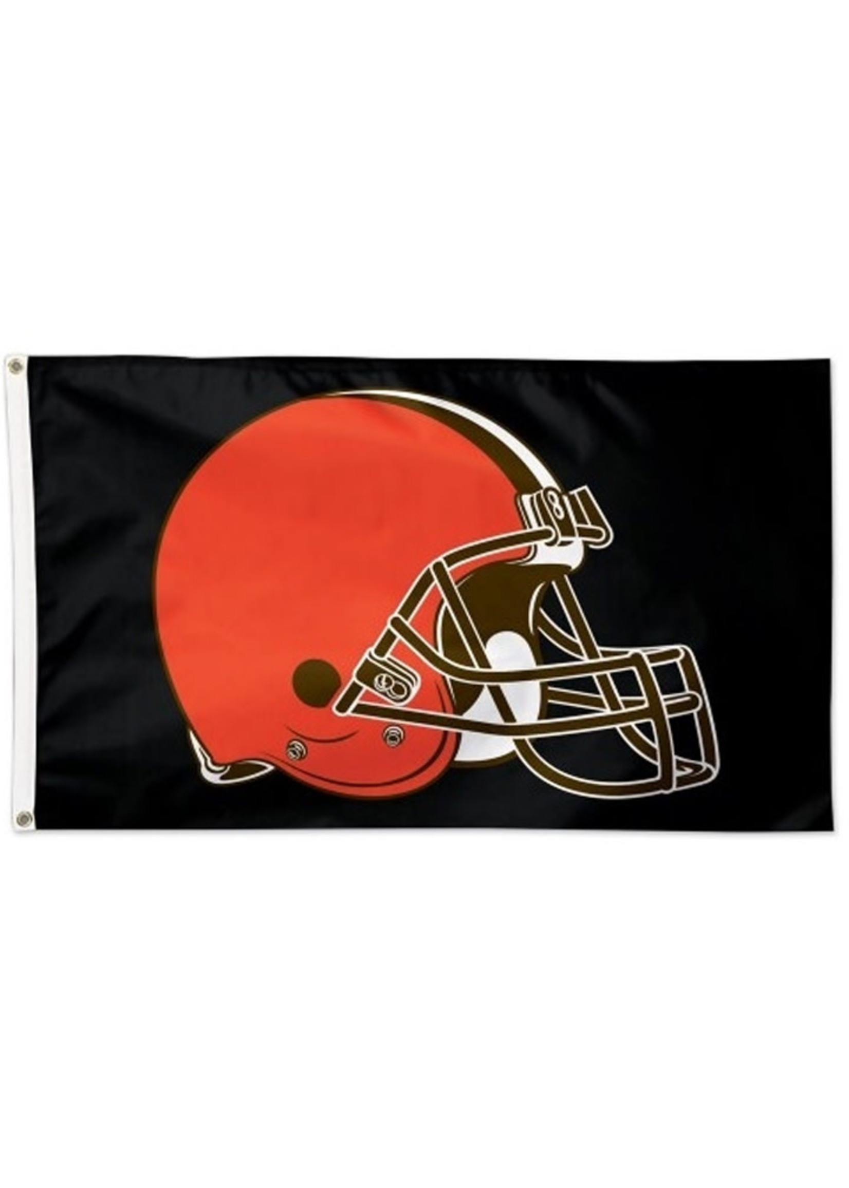 Cleveland Browns Black Background Flag