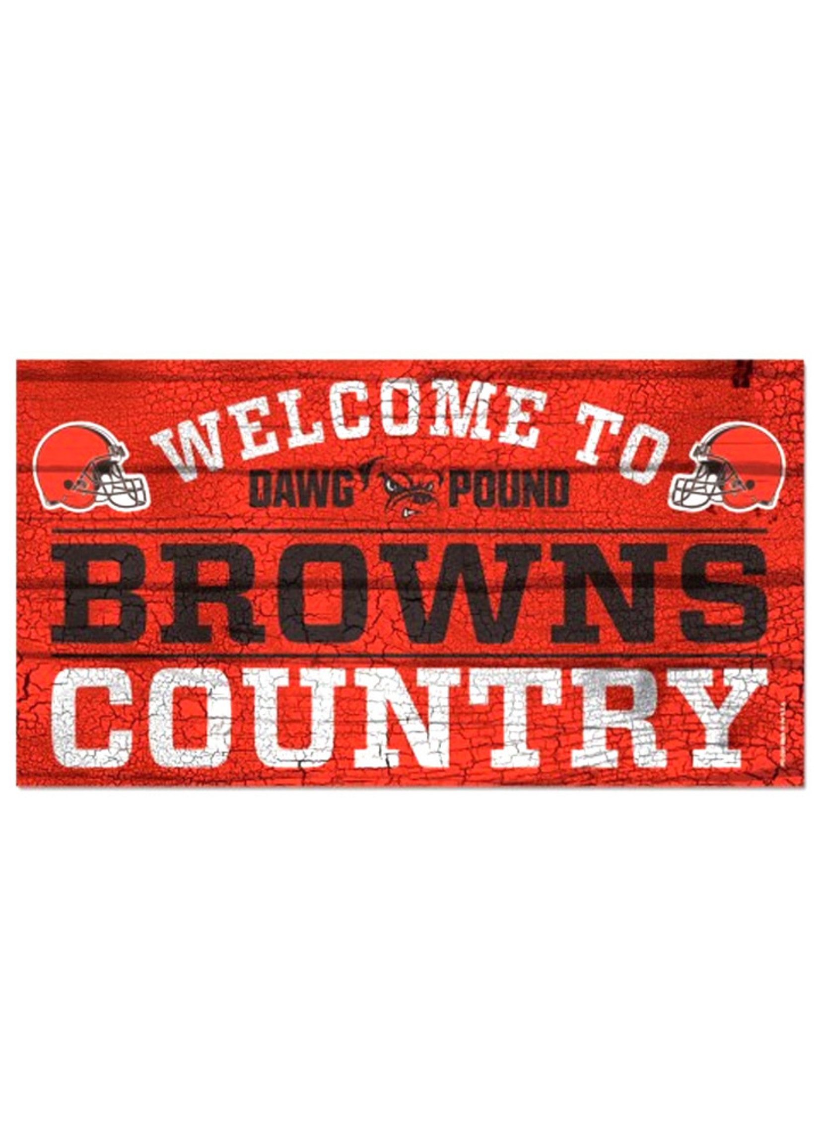 Wincraft Cleveland Browns 13'x24' Wood Sign