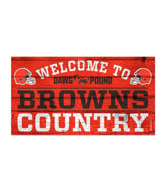 Wincraft Cleveland Browns 13"x24" Wood Sign