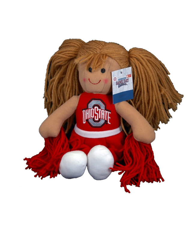 Ohio State Buckeyes Plush Cheerleader Doll