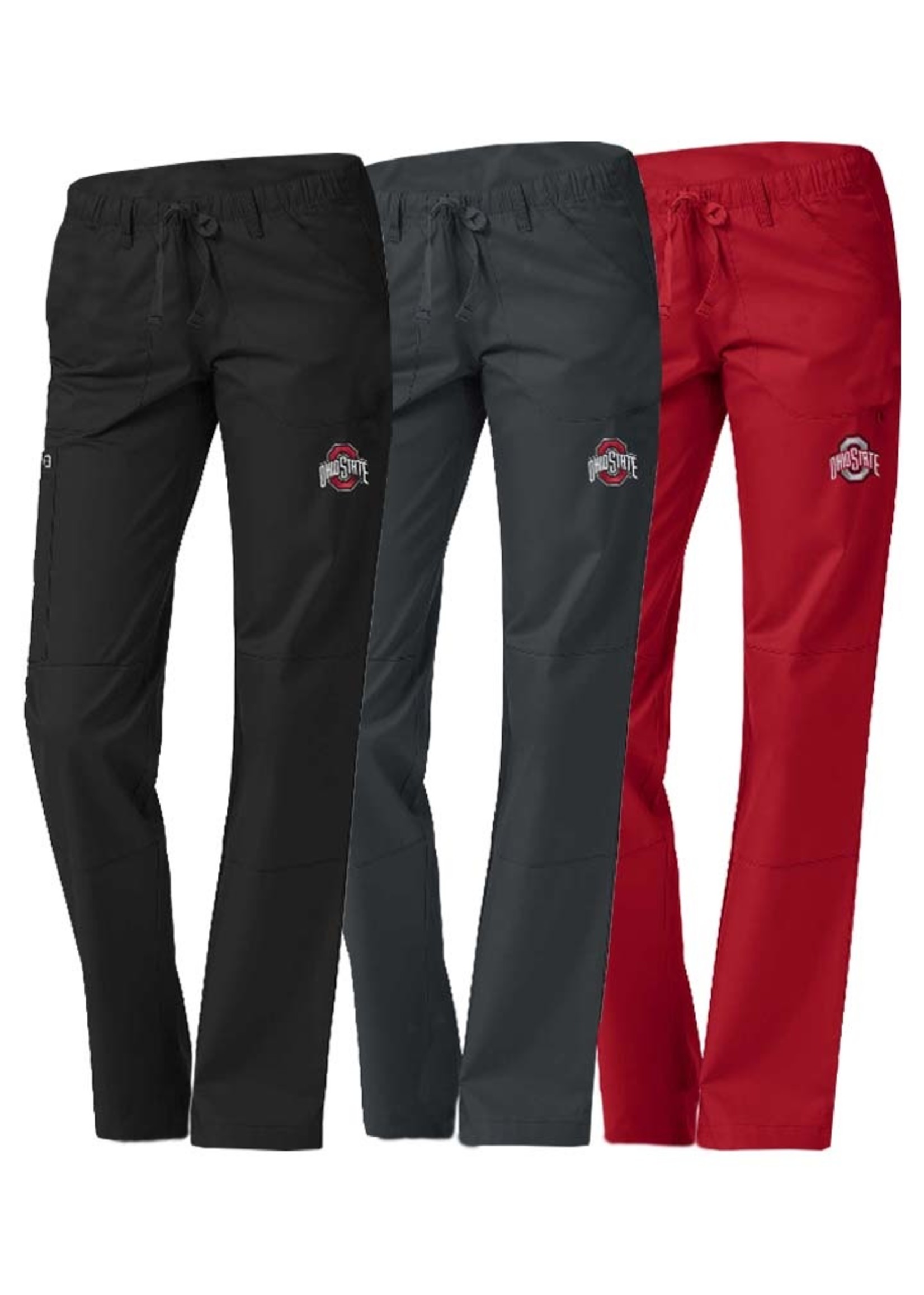 Ohio State Buckeyes Womens Black Pocket Pants