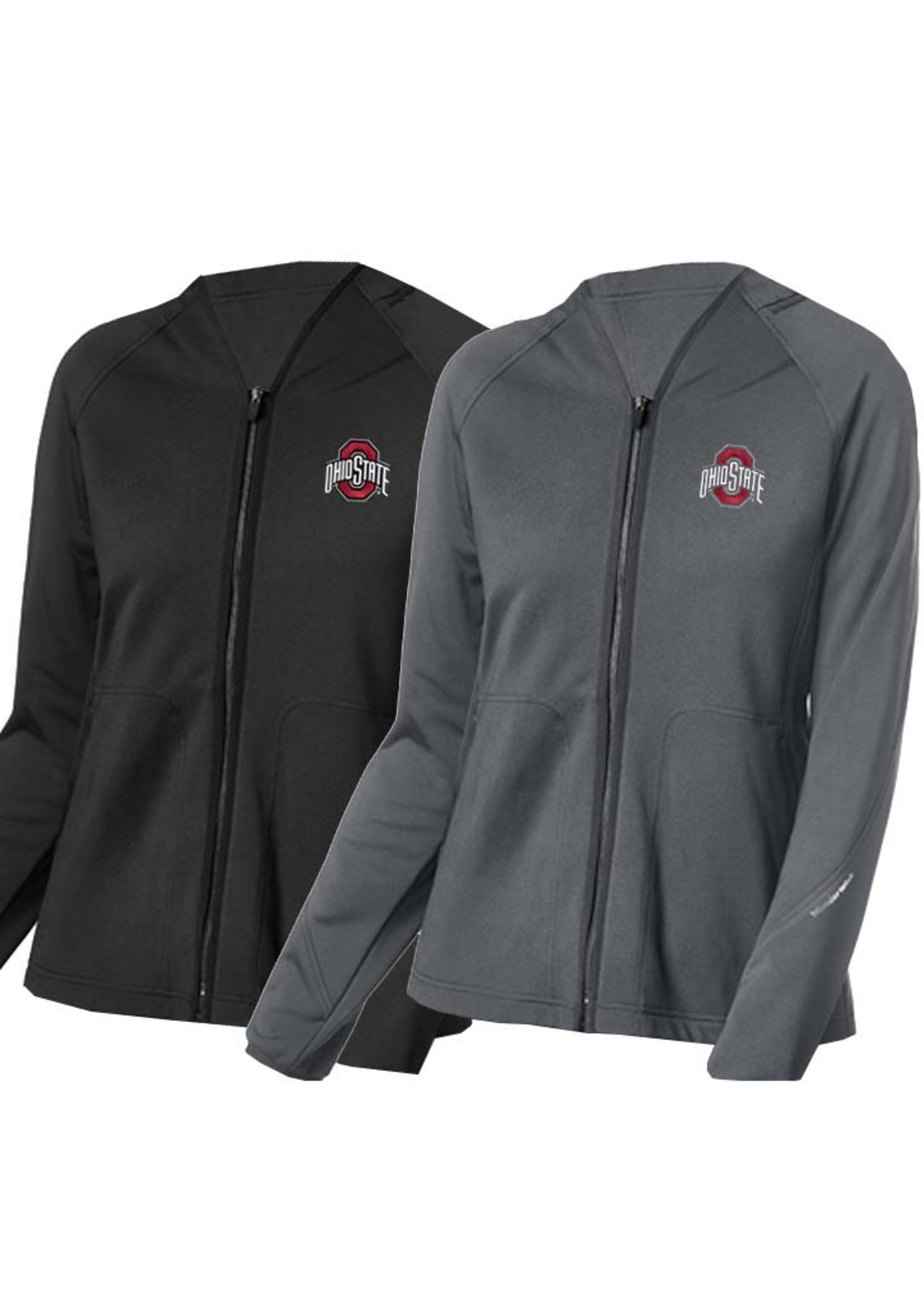 Wonder Wink Scrubs Ohio State Buckeyes Women's Fleece Full Zip Jacket