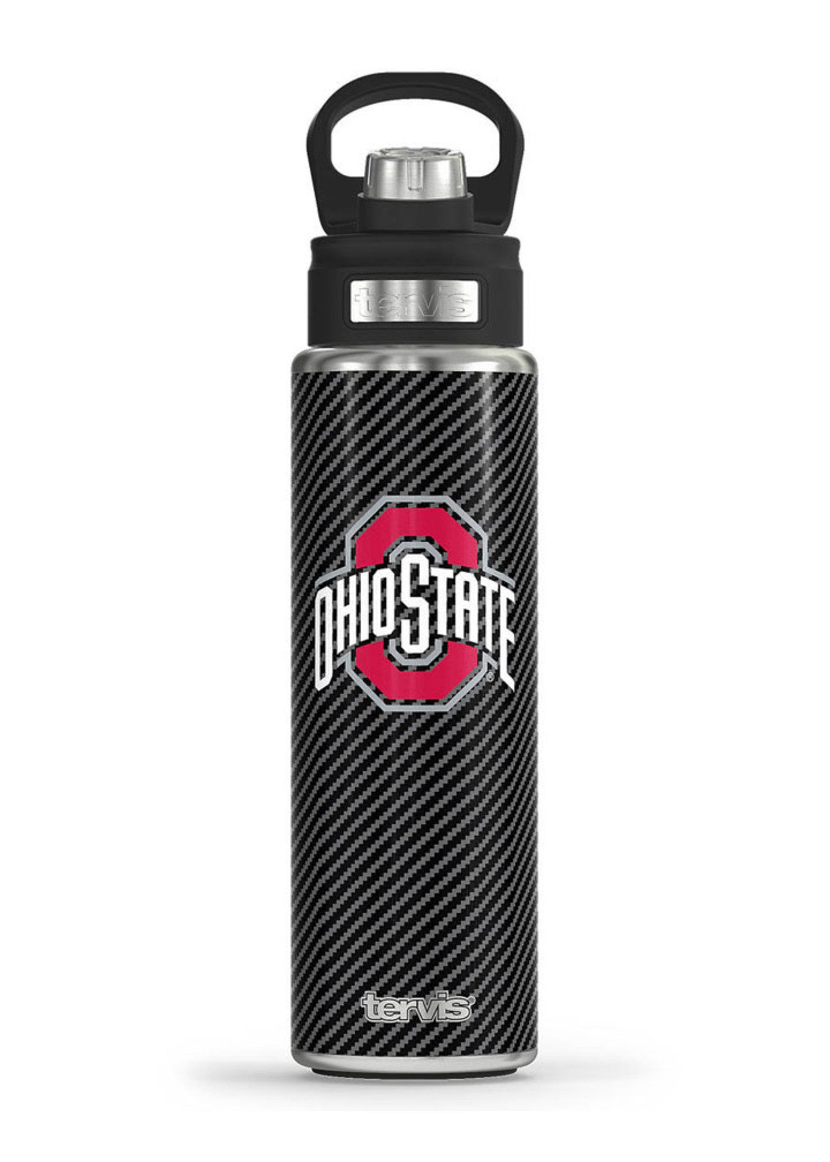 Tervis Ohio State Buckeyes Carbon Fiber 24oz Water Bottle