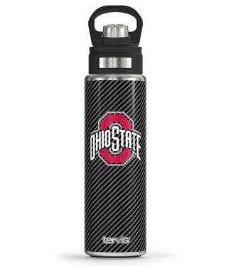 Tervis Ohio State Buckeyes Carbon Fiber 24oz Water Bottle