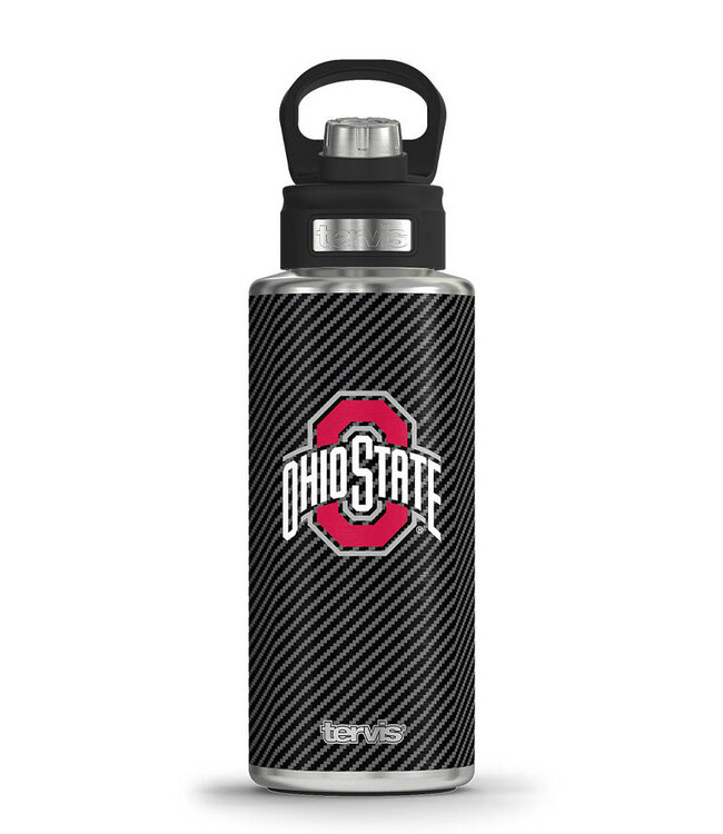 Tervis Ohio State Buckeyes Carbon Fiber 32oz Water Bottle