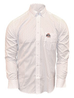 Ohio State Buckeyes Polka Dot Dress Shirt