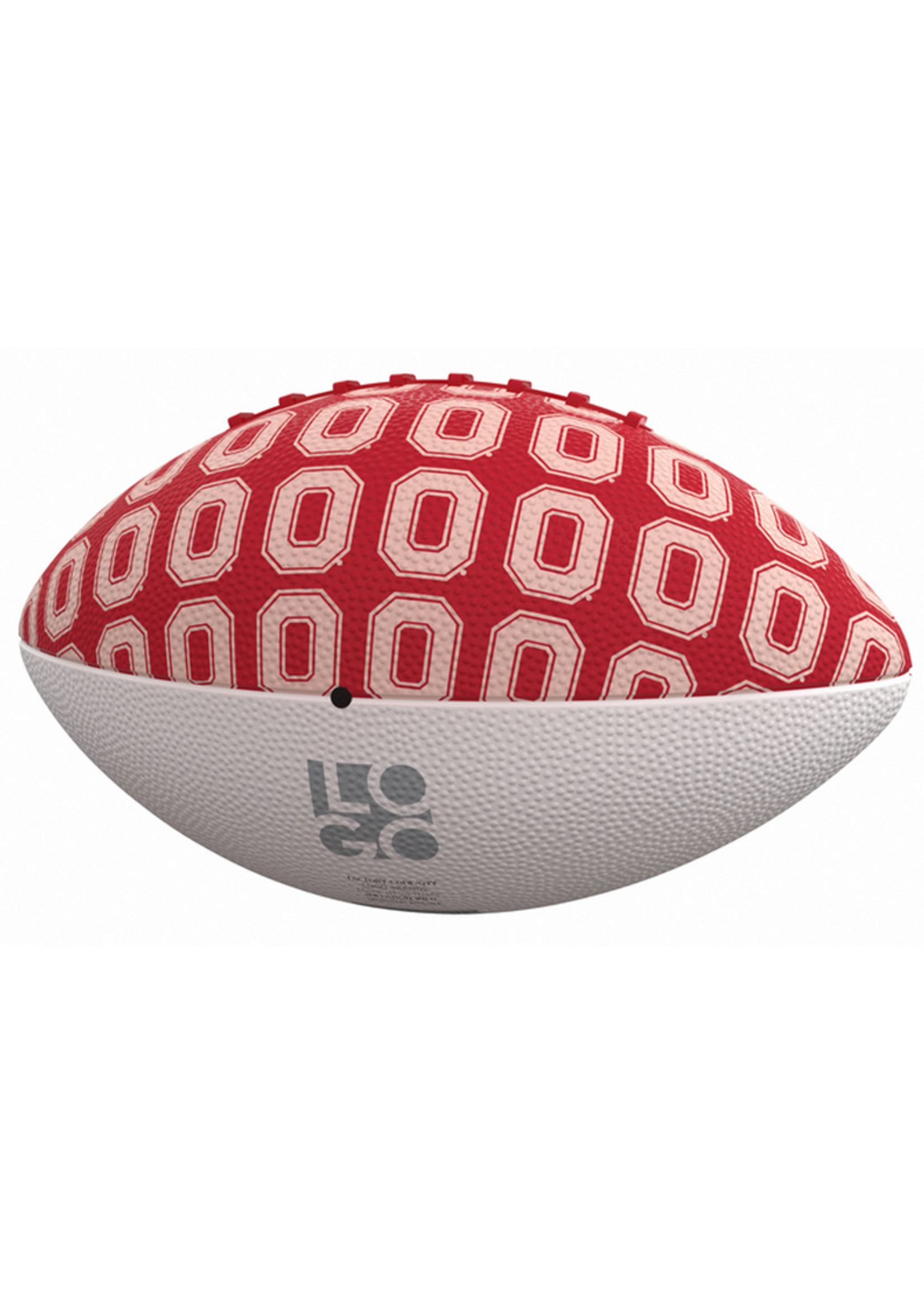 Ohio State Repeating Mini-Size Rubber Football