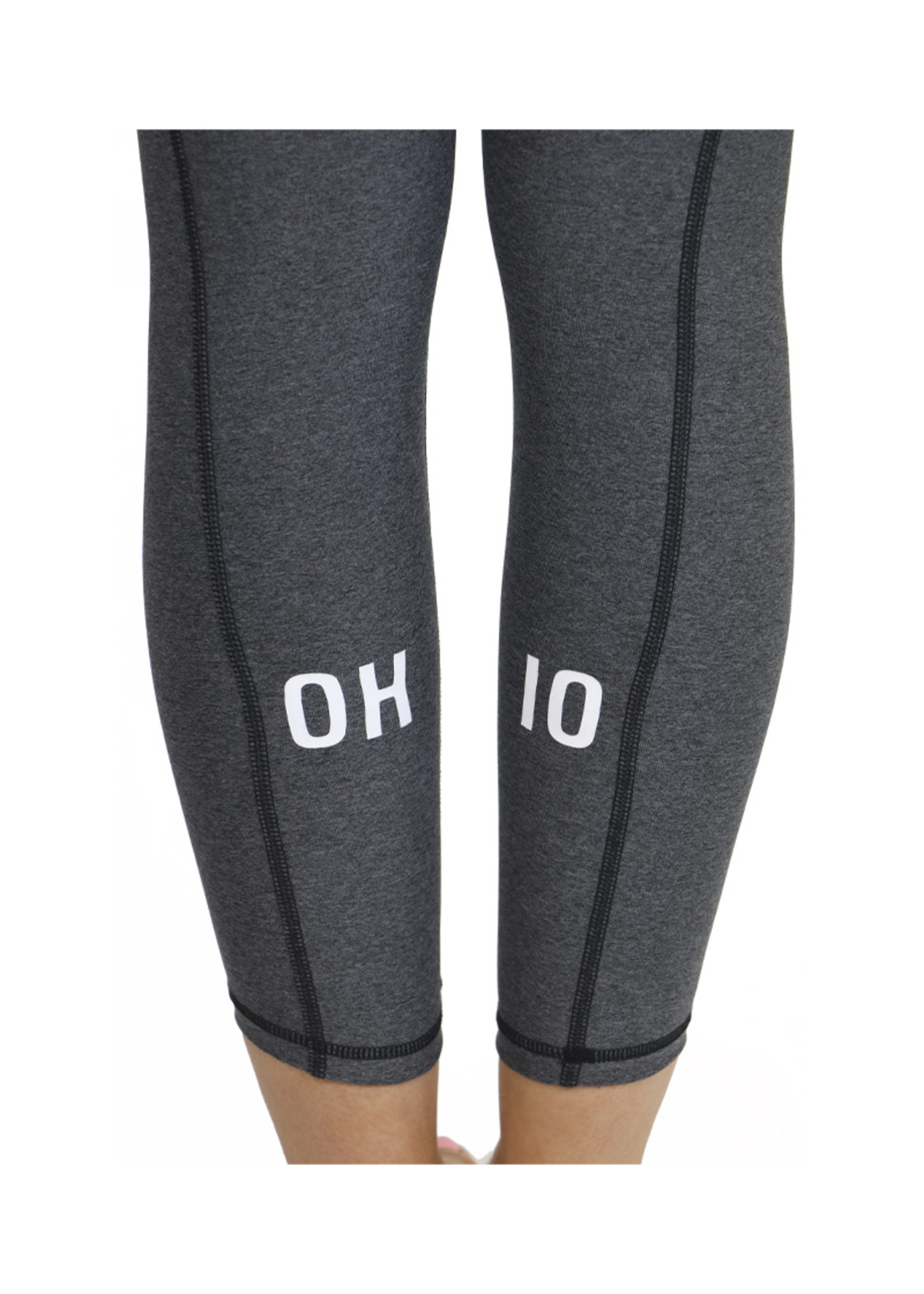 Bend The Ohio State University "Victory" Cell Phone Pocket Legging/Charcoal