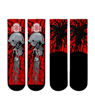 Ohio State Buckeyes Helmet Smash Socks