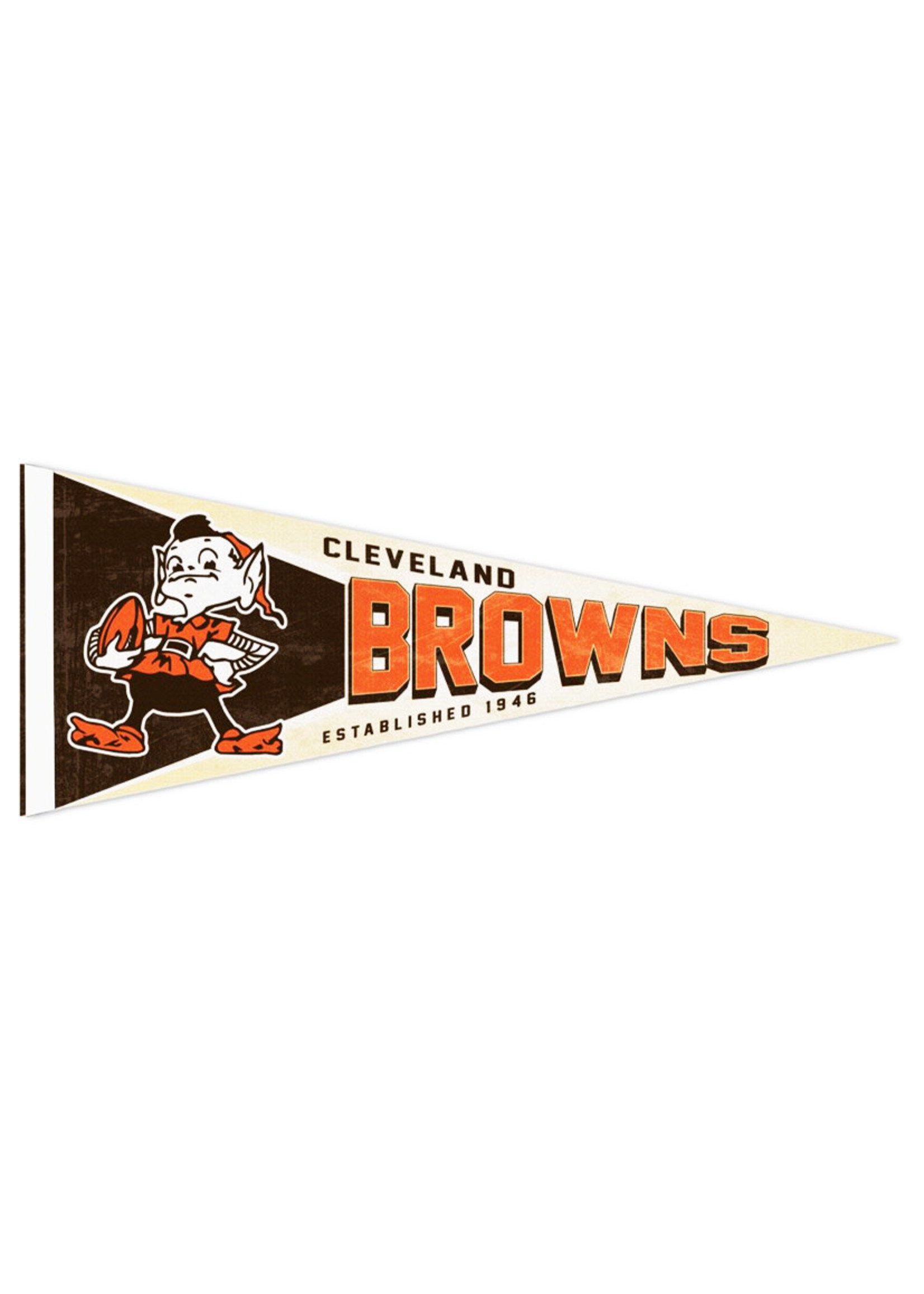 Cleveland Browns Retro Elf Logo Pennant - Everything Buckeyes