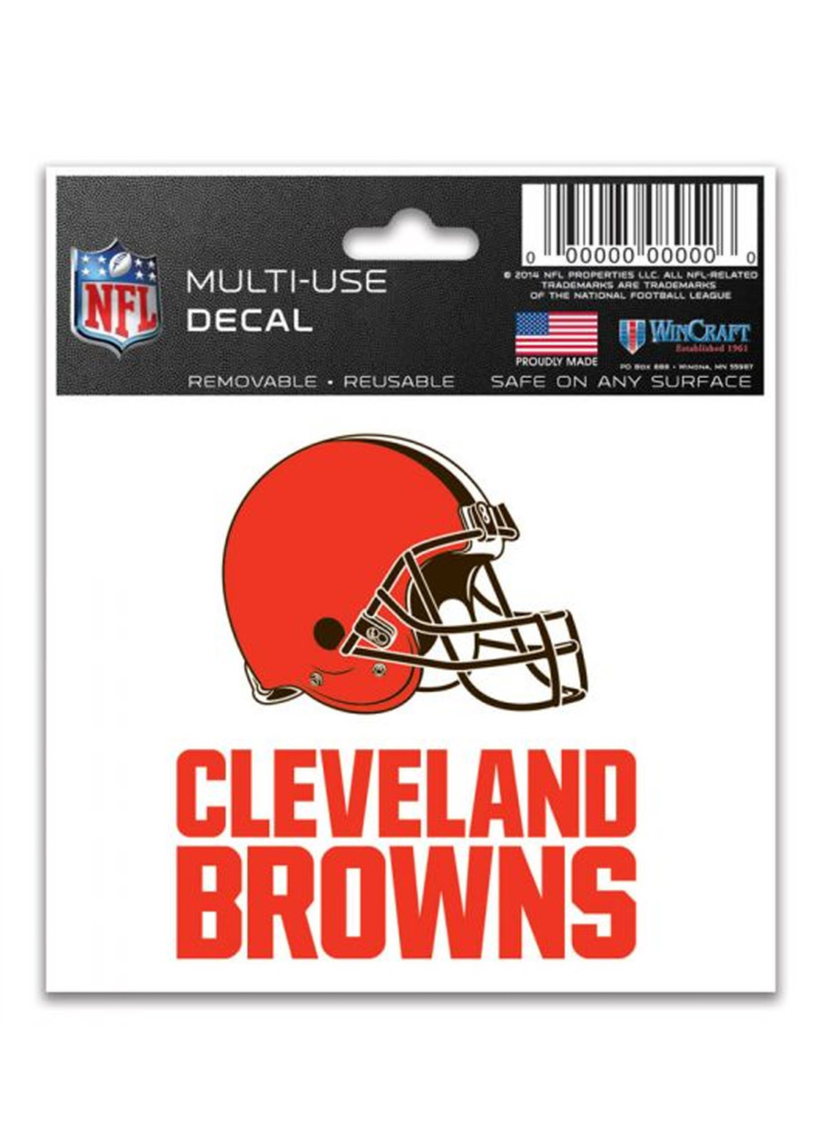 Wincraft Cleveland Browns Multi Use Decal - 8x8