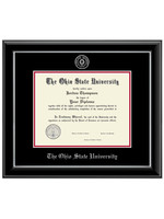 The Ohio State University Silver Embossed Diploma Frame