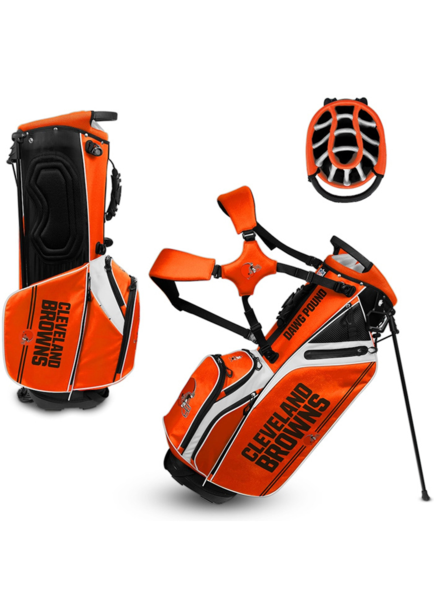 Wincraft Cleveland Browns WinCraft Caddie Carry Hybrid Golf Bag