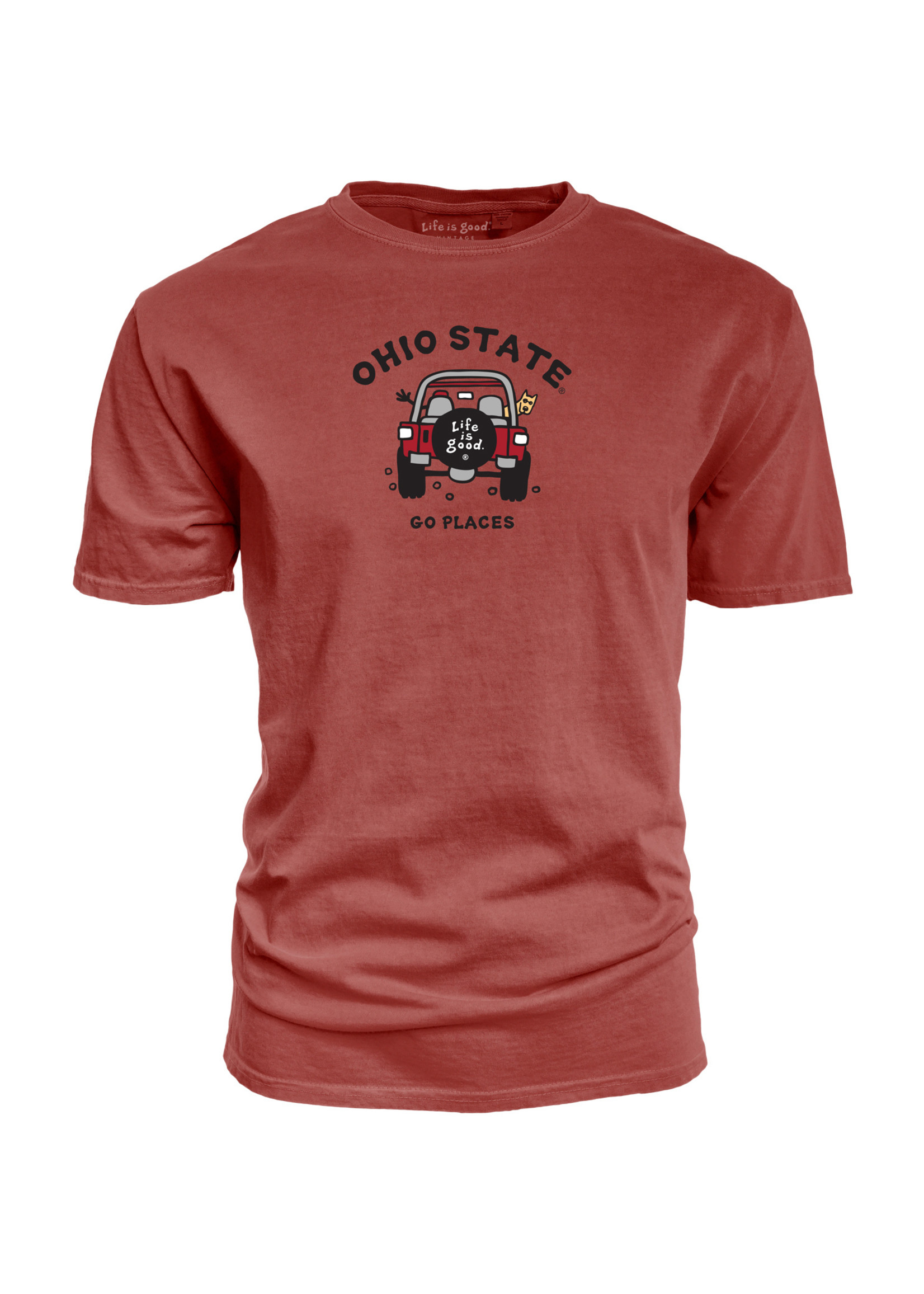 Blue 84 Ohio State Life is Good " Go Places" Tee