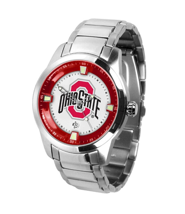 Ohio State Buckeyes - Men's Titan Steel Watch