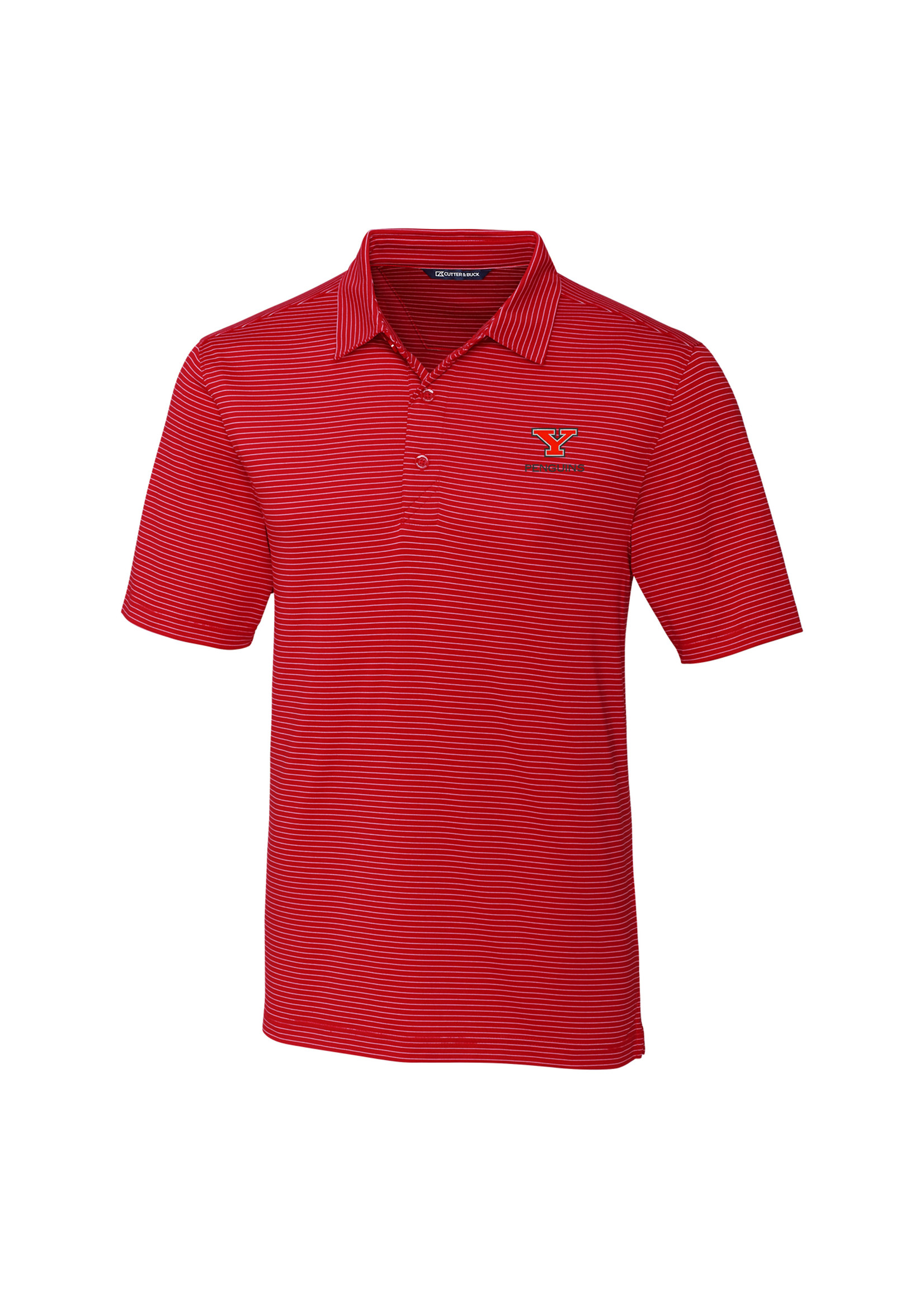 Cutter & Buck Youngstown State Penguins Forge Stripe Stretch Polo