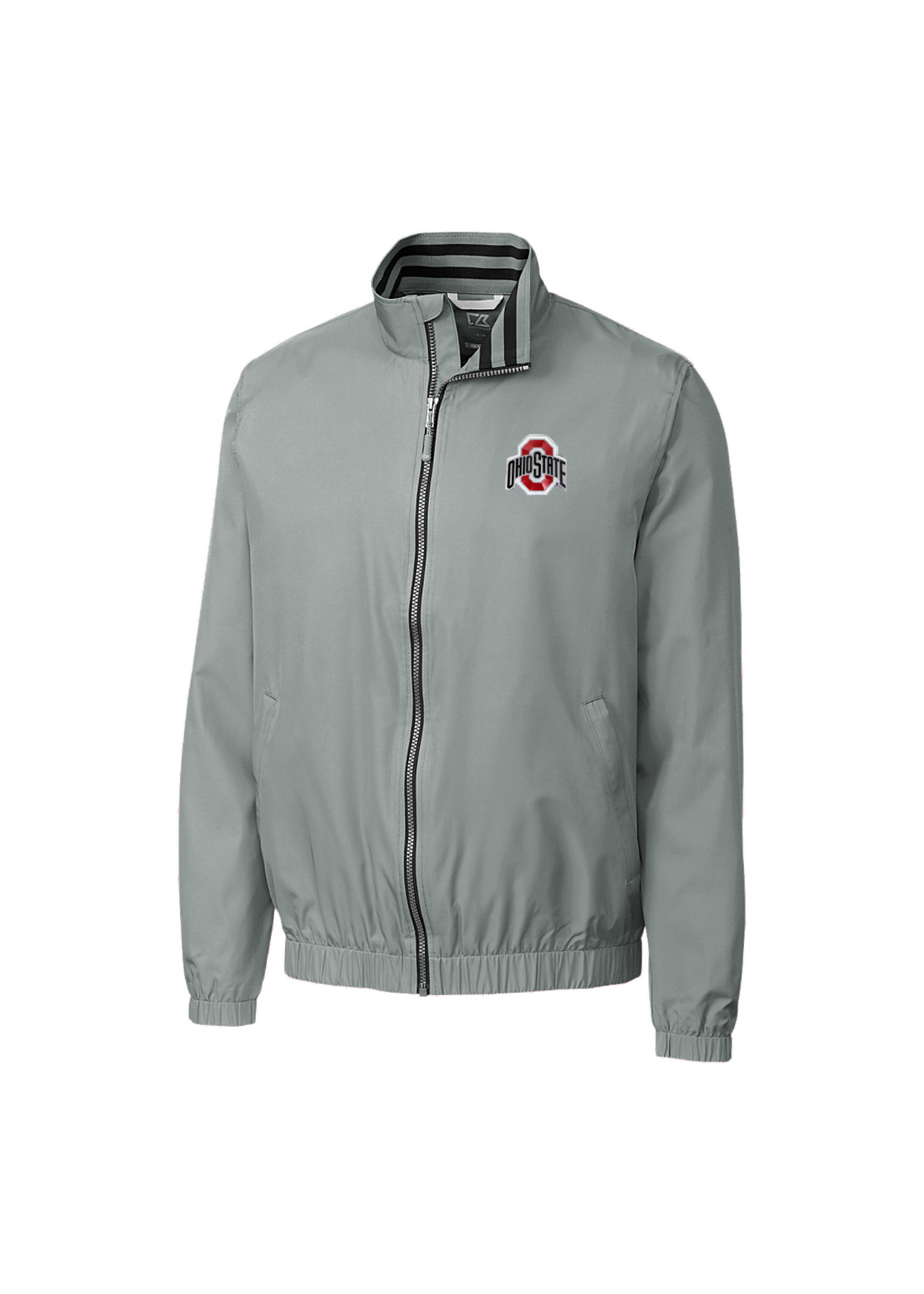 Cutter & Buck Ohio State Buckeyes Nine Iron Full Zip Jacket