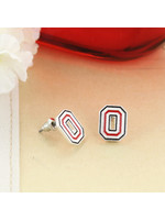 Ohio State Enamel Logo Stud Earrings