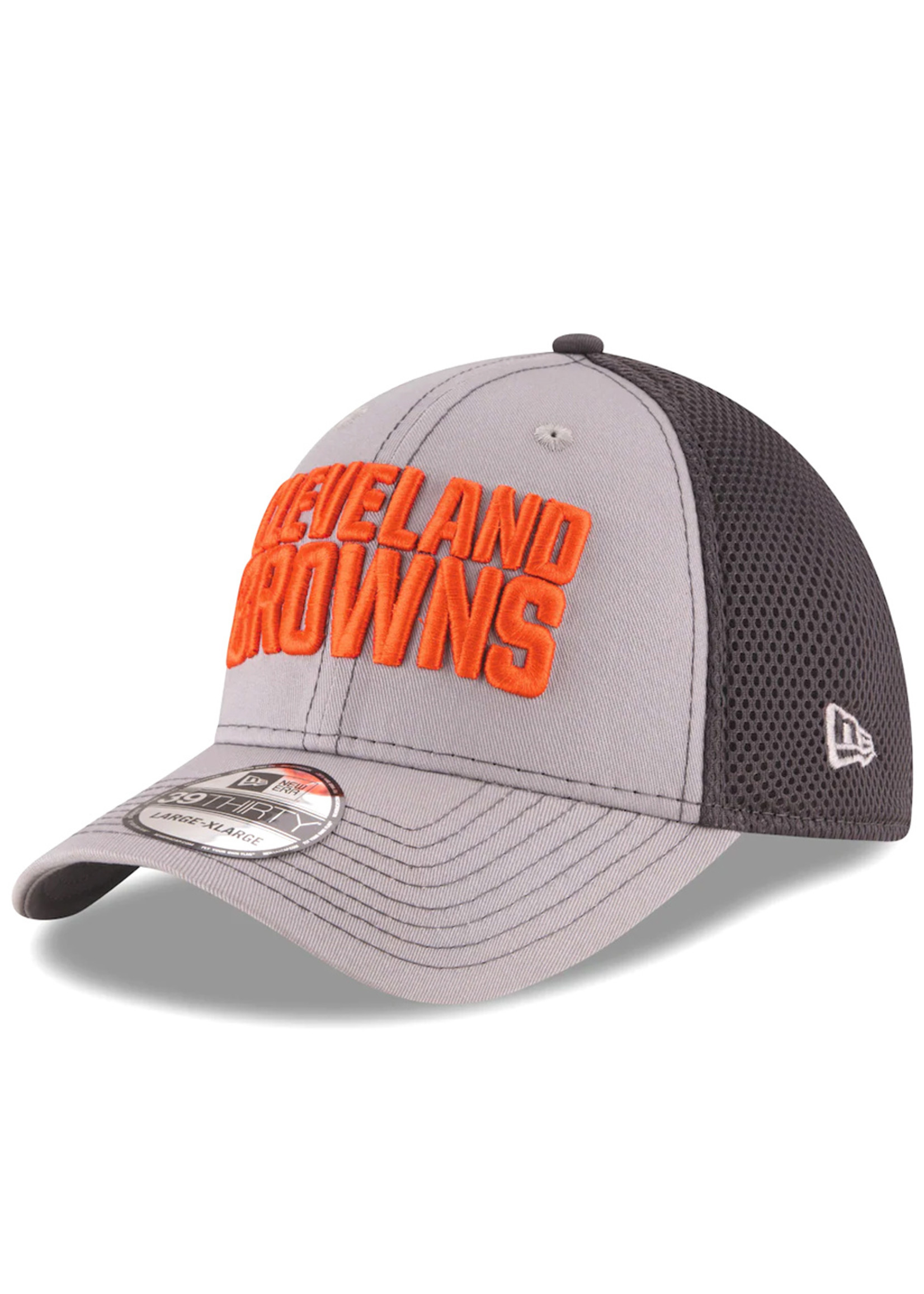 NEW ERA Cleveland Browns New Era Grayed Out Neo 2 39THIRTY Flex Hat - Gray