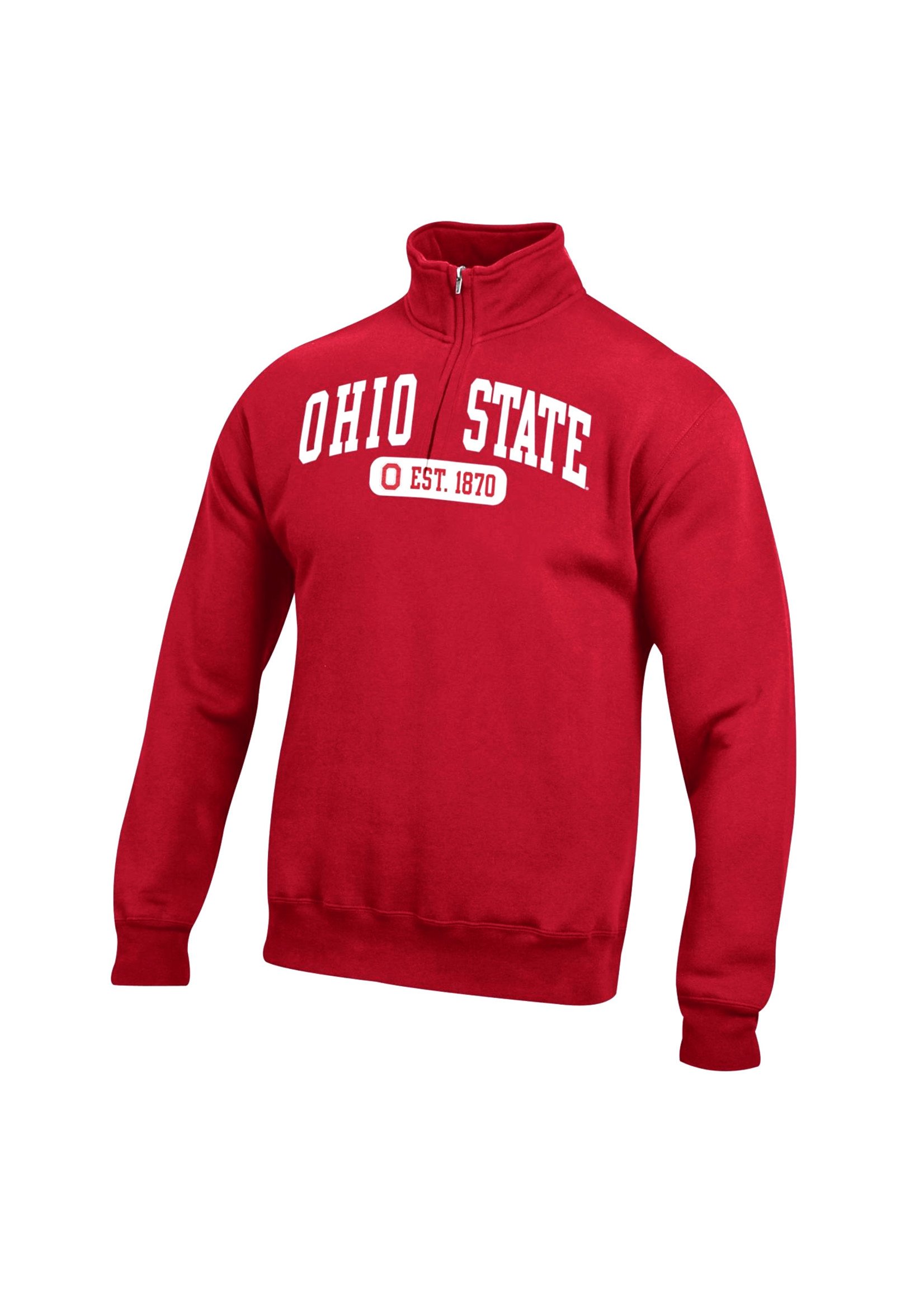 Gear Sports Ohio State Buckeyes Est. 1870 Quarter Zip Sweatshirt