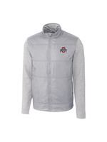 Cutter & Buck Ohio State Buckeyes Men's Stealth Hybrid Quilted Jacket