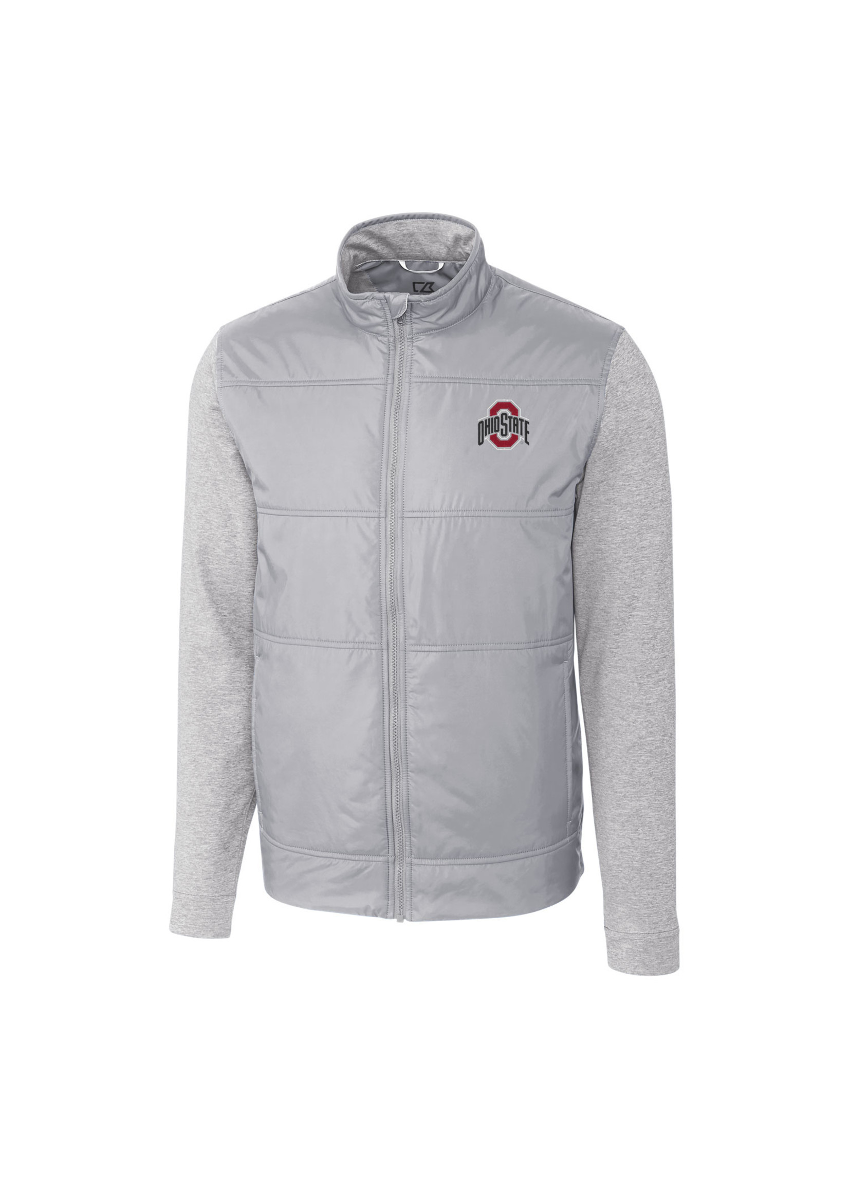 Cutter & Buck Ohio State Buckeyes Men's Stealth Hybrid Quilted Jacket