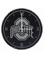 Ohio State Buckeyes Etched Slate Clock