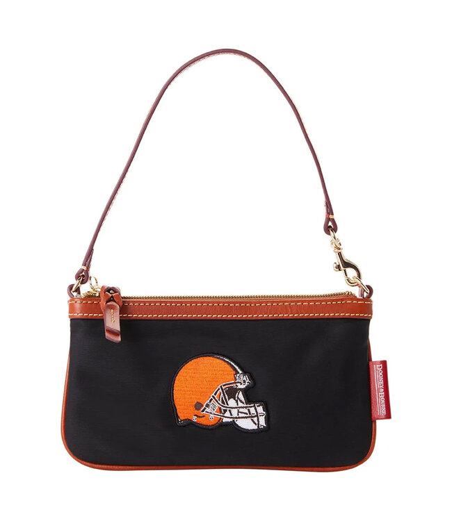 Dooney & Bourke Cleveland Browns Large Slim Wristlet - Dooney & Bourke