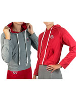 Bend Ohio State Buckeyes "Athletic O" Crop Hoodie