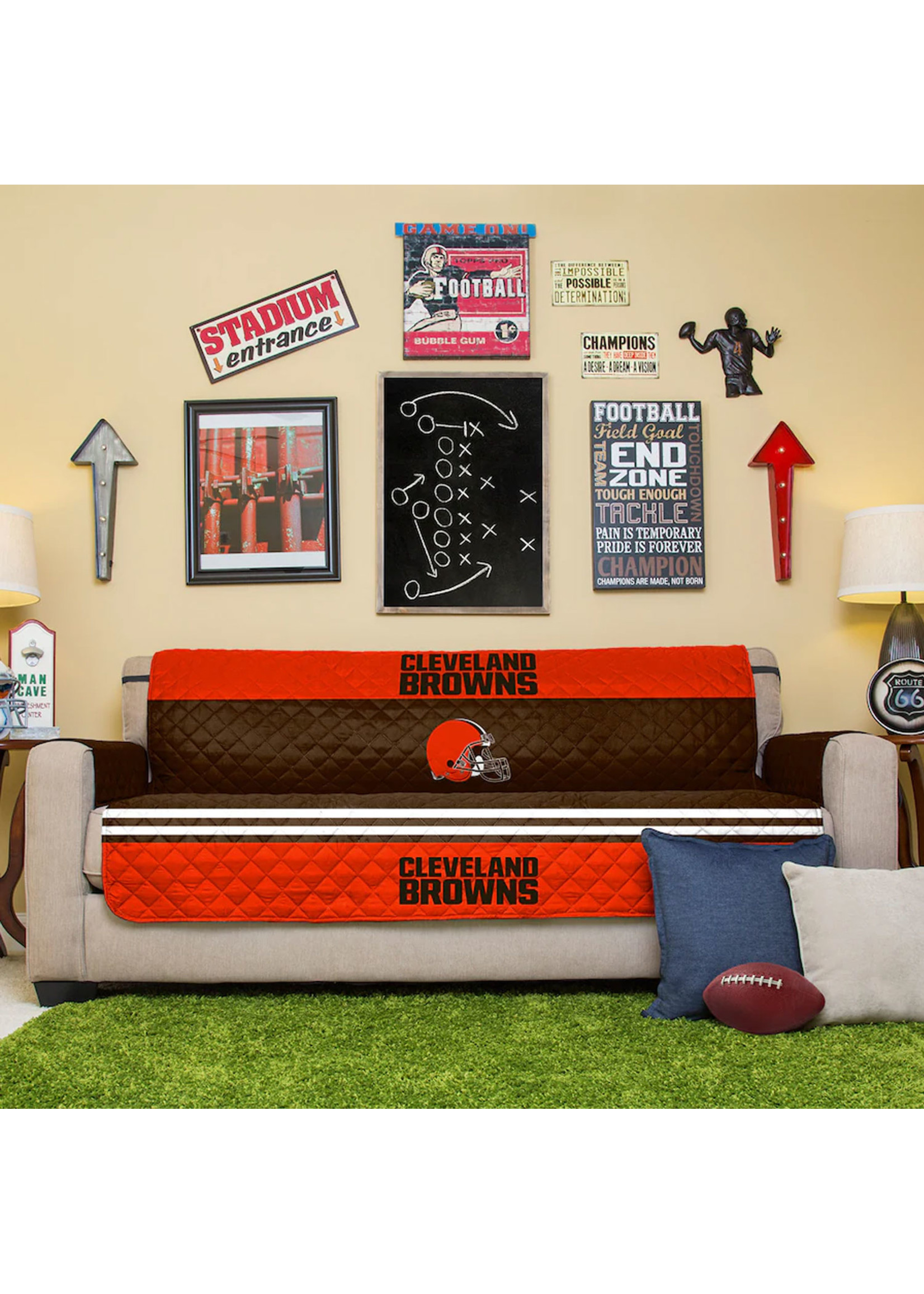 Cleveland Browns Sofa Furniture Protector