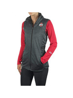 Bend Ohio State Buckeyes Women's Athletic O Charcoal Performance Vest