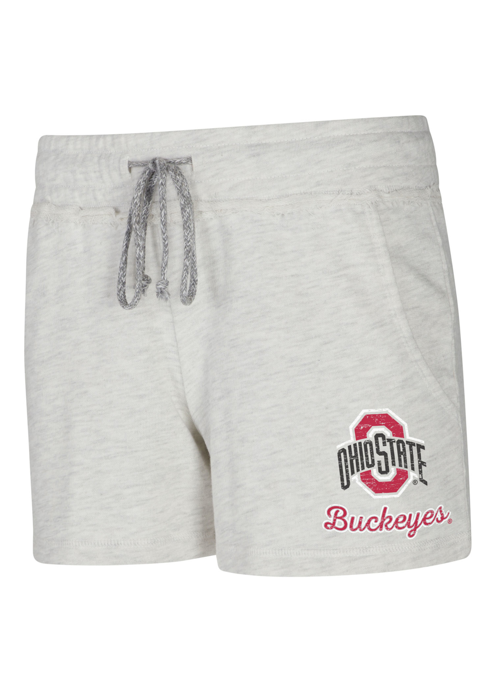 Ohio State Buckeyes Women's Oatmeal Shorts