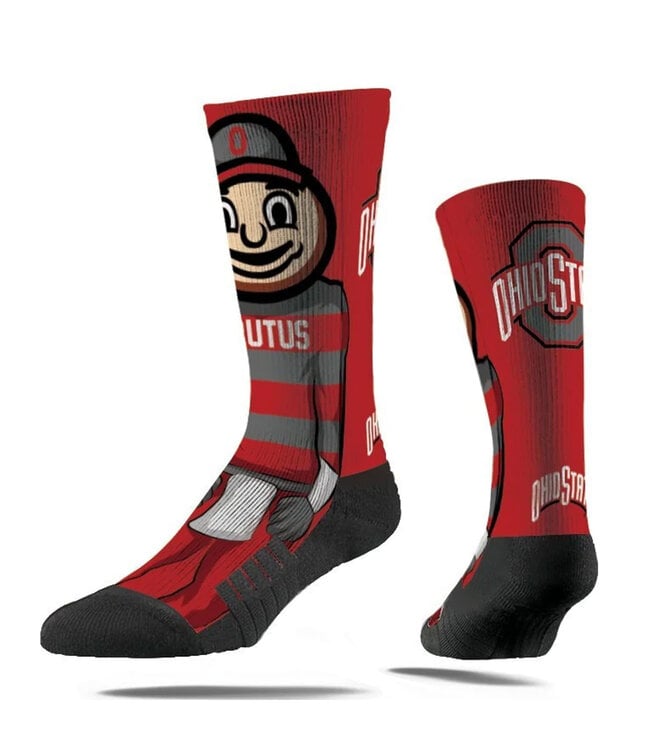 Ohio State Buckeyes Brutus Crew Socks