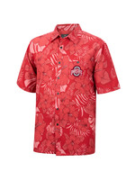 Colosseum Athletics Ohio State Buckeyes The Dude Camp Button-Up Shirt