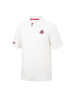 Colosseum Athletics Ohio State Buckeyes Harrington White Polo