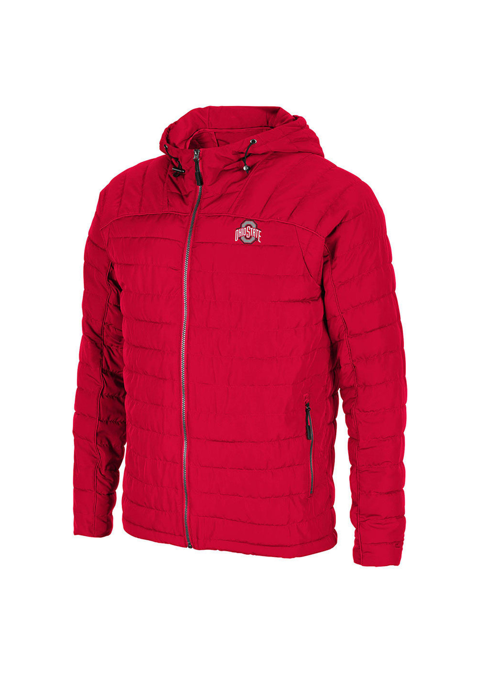 Ohio State Buckeyes Ombre Puffer Jacket, L