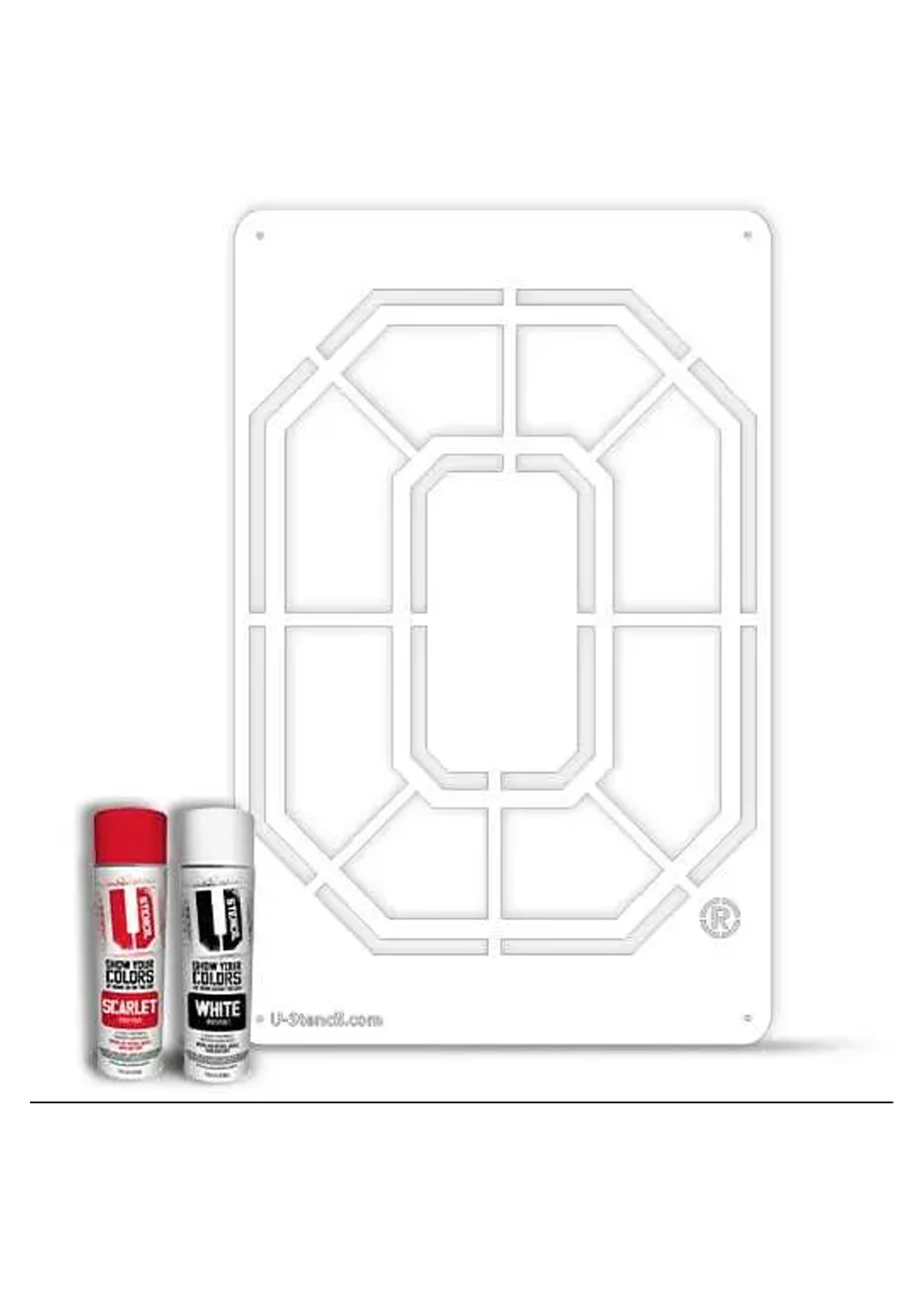 U-STENCIL Ohio State Buckeyes Block O Stencil Kit – The Tailgater