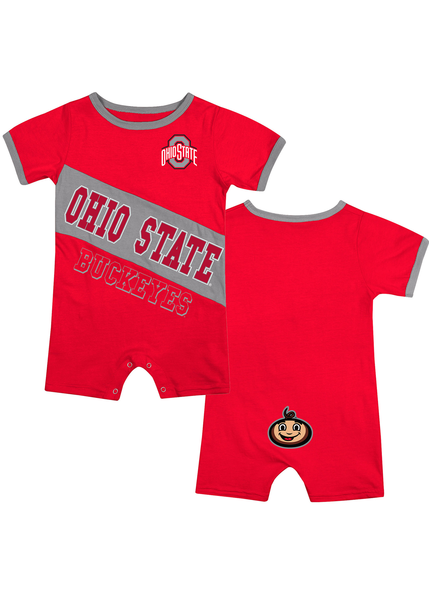 Colosseum Athletics Ohio State Buckeyes Infant Teddy Romper